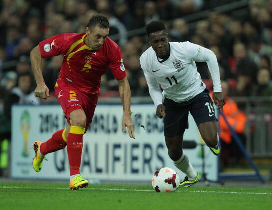England v Montenegro - World Cup Qualifier . . Wembley, London, UK . . 11.10.2013 Savo Pavicevic (M) Daniel Welbeck (E)