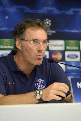 Laurent Blanc ( Paris Saint Germain ) FOOTBALL: Pressekonferenz Paris Saint Germain - Bruxelles - 22 10 2013 xPhotoNewsx 