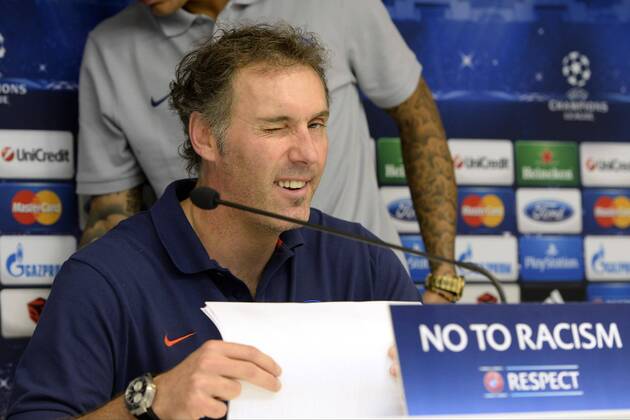 Laurent Blanc ( Paris Saint Germain ) FOOTBALL: Pressekonferenz Paris Saint Germain - Bruxelles - 22 10 2013 xPhotoNewsx 