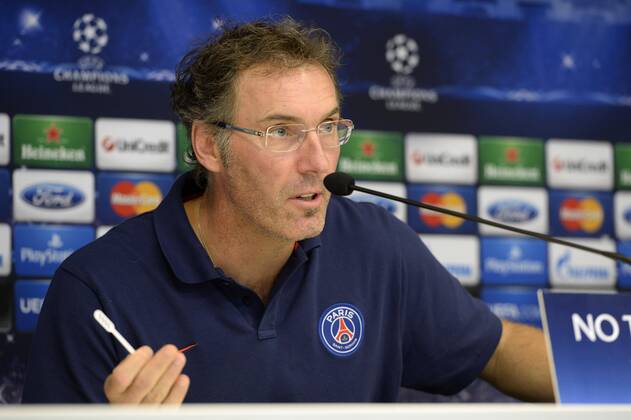 Laurent Blanc ( Paris Saint Germain ) FOOTBALL: Pressekonferenz Paris Saint Germain - Bruxelles - 22 10 2013 xPhotoNewsx 