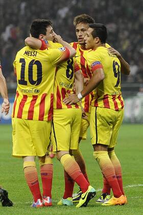 AC Milan vs FC Barcelona (Barca) - Lionel Messi 