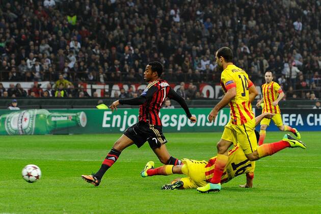 AC Mailand vs FC Barcelona (Barca) - Robinho 
