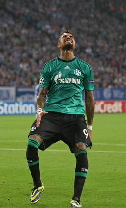 22.10.2013, Fussball Championsleague 2013 2014, Vorrunde, 3.Spieltag, FC Schalke 04 - FC Chelsea , in der Veltins-Arena Gelsenkirchen. Kevin-Prince Boateng (Schalke)