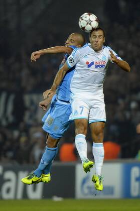 Cheyrou (OM) FOOTBALL : Marseille vs Naples - Champions League - 22 10 2013 FranckPennant Panoramic 