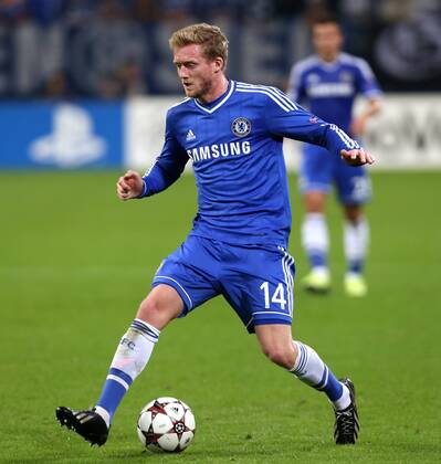 Gelsenkirchen Fußball Champions League FC Schalke 04 vs. Chelsea FC, Andre Schürrle (Chelsea)