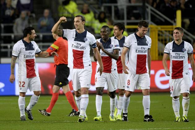 Zlatan Ibrahimovic of PSG RSC Anderlecht vs PSG Paris Saint Germain - 23 10 2013 PhotoNews Panoramic 