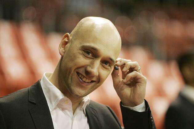 Turkish Airlines Euroleague FC Bayern München vs Montepaschi Siena, Audi Dome, 25.10.2013: Pascal Roller ist Gast im Audi Dome