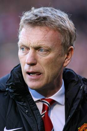 Football - 2013 2014 Premier League - Fulham vs. Manchester United Manchester United Manager David Moyes Colorsport Shaun Boggust 