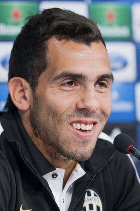 Carlos Tevez Juventus Torino 04 11 2013 Juventus Stadium Champions League 2013 2014 Press conference Football Calcio Juventus Real Madrid giorgioxperottino