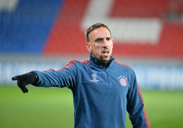 Franck Ribery (FC Bayern München) Abschlusstraining, FC Viktoria Pilsen vs. Bayern München, Champions League, Vorrunde, 04.11.2013