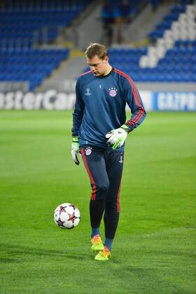Torwart Manuel Neuer (FC Bayern München) Abschlusstraining, FC Viktoria Pilsen vs. Bayern München, Champions League, Vorrunde, 04.11.2013 EP_bhr