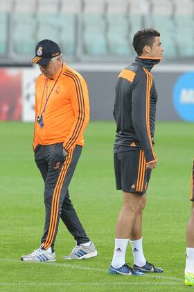 IPP20131104 Football - soccer: UEFA Champions League, Juventus Turin - REAL MADRID, carlo ancelotti e cristiano ronaldo xHOCHxZWEIx xItalyxPhotoxPressx 