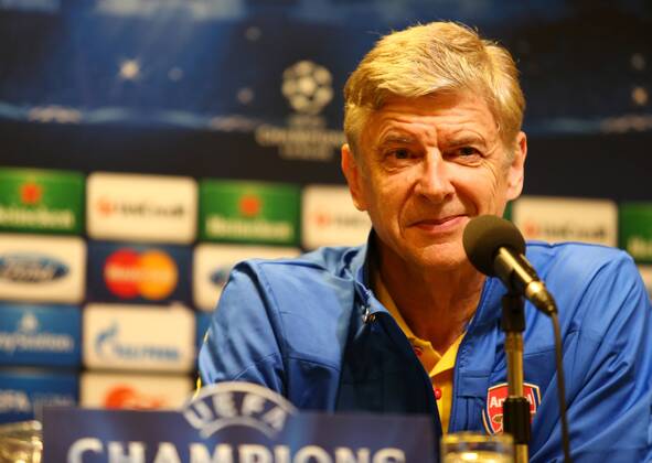Dienstag 05.11.2013, Saison 2013 2014, UEFA Champions League, Pressekonferenz im Presseraum des Dortmunder Signal Iduna Parks vor dem Spiel zwischen dem BVB Borussia Dortmund und dem FC Arsenal London, Trainer Arsene Wenger (Arsenal)