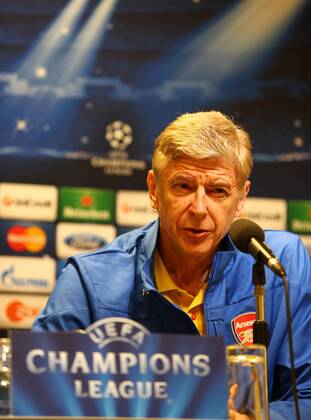 Dienstag 05.11.2013, Saison 2013 2014, UEFA Champions League, Pressekonferenz im Presseraum des Dortmunder Signal Iduna Parks vor dem Spiel zwischen dem BVB Borussia Dortmund und dem FC Arsenal London, Trainer Arsene Wenger (Arsenal)