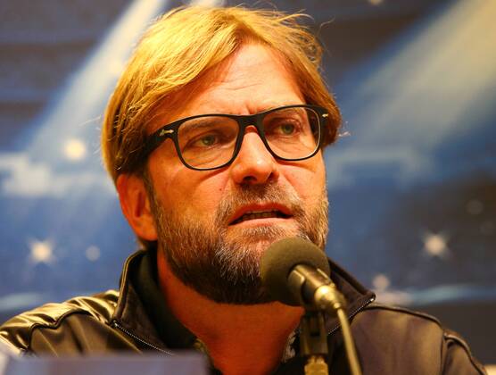 Dienstag 05.11.2013, Saison 2013 2014, UEFA Champions League, Pressekonferenz im Presseraum des Dortmunder Signal Iduna Parks vor dem Spiel zwischen dem BVB Borussia Dortmund und dem FC Arsenal London, Trainer Jürgen Klopp (BVB)