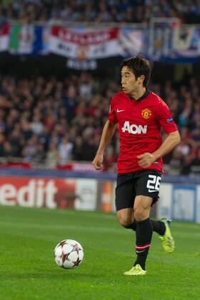 San Sebastian, Spain, 2013 11 05 Shinji Kagawa (26)(Manchester U) during the UEFA Champions League match between Real Sociedad San Sebastian and Manchester United (ManU) at Anoeta Stadium 