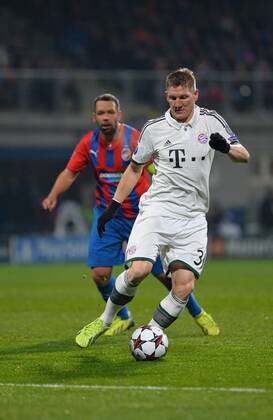 Bastian Schweinsteiger (FC Bayern München) FC Viktoria Pilsen vs. FC Bayern München, Champions League, Vorrunde, 05.11.2013 EP_bhr