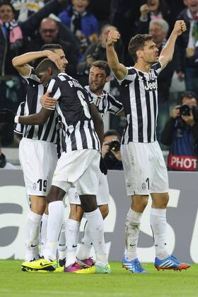 Mg Torino 05 11 2013 - Champions League Juventus Turin vs Real Madrid : Torjubel Fernando Llorente 