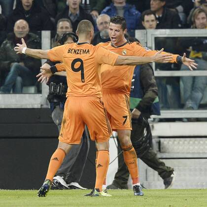 Db Torino 05 11 2013 - Champions League Juventus Turin vs Real Madrid: Torjubel Cristiano Ronaldo 
