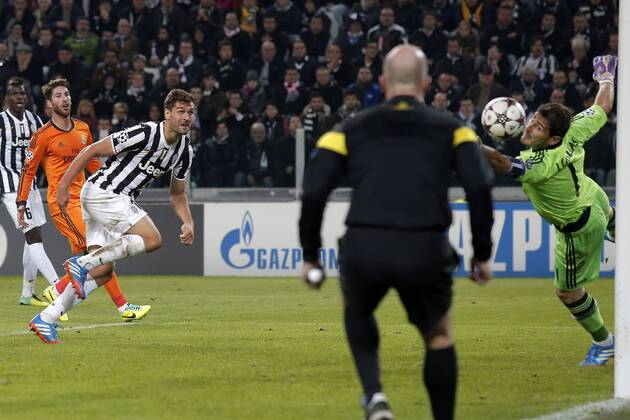 Fernando Llorente Juventus, Goal Celebration Torino 05-11-2013 Juventus Stadium Football Calcio 2013 2014 Champions League Juventus Turin - Real Madrid MarcoxBertorello