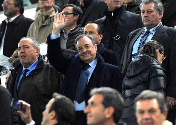 IPP20131105 Football - soccer: UEFA Champions League, Juventus Turin - Real Madrid, president Real madrid Florentino Perez xHOCHxZWEIx xItalyxPhotoxPressx 
