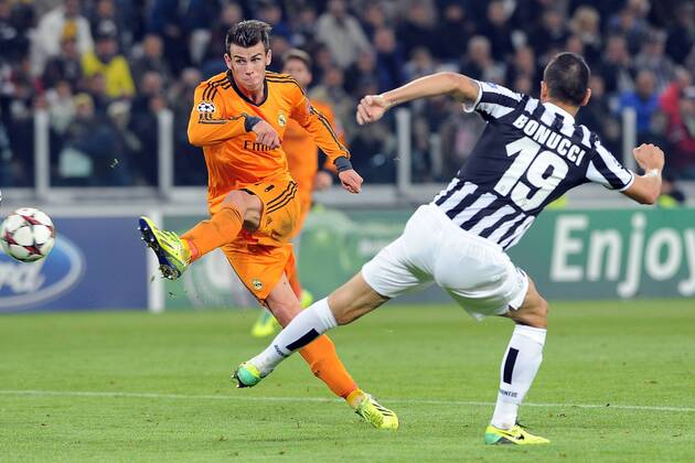 IPP20131105 Football - soccer: UEFA Champions League, Juventus Turin - Real Madrid, Tor durch Gareth Bale xHOCHxZWEIx xItalyxPhotoxPressx 