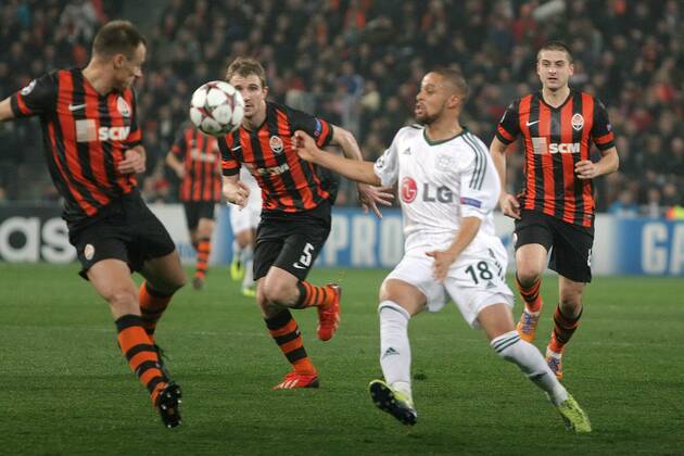 Fussball - Champions League 2013 2014 - Shakhtar Donetsk - Bayer 04 Leverkusen: Sidney Sam 