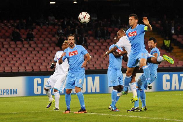 Andre Ayew (Marseille) (2R) 06-11-2013 Champions League 2013 2014 Napoli SSC vs Olympique Marseille - Foto AndreaxStaccioli Insidefoto andreaxstaccioli