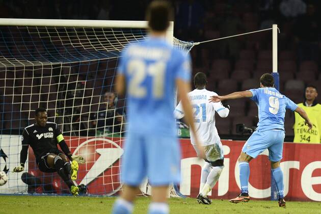 Gonzalo Higuain Napoli, 06-11-2013 Champions League 2013 2014 Napoli SSC vs Olympique Marseille - Foto AndreaxStaccioli Insidefoto andreaxstaccioli