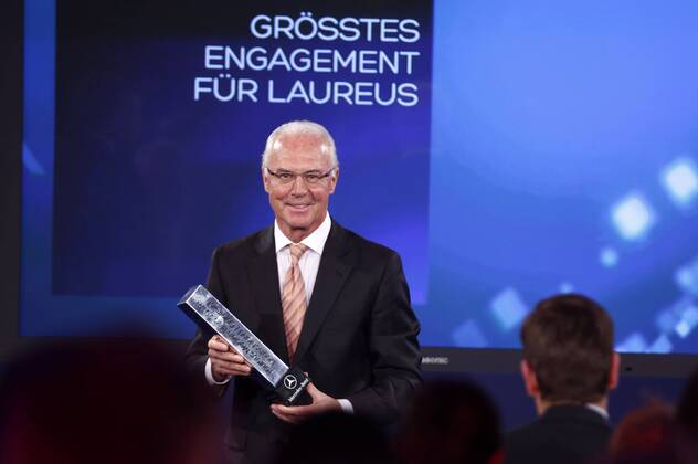 Preisträger Franz Beckenbauer bei der 9. Verleihung vom Laureus Medien Preis 2013 im Hotel Grand Tirolia. Kitzbühel, 11.11.2013 Foto:xS.xGabschx xFuturexImage