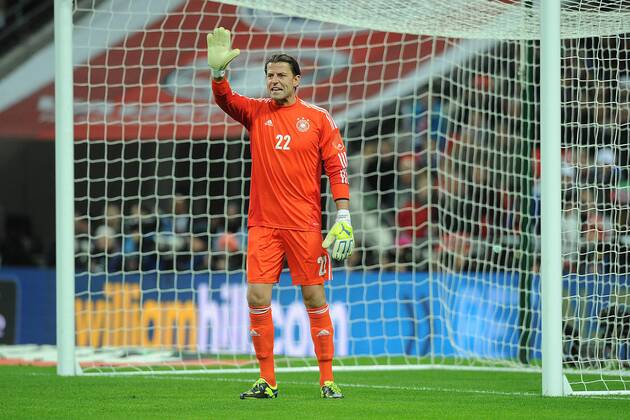 Fußball Länderspiel England - Deutschland am 19.11.2013 im Wembley-Stadion in London Roman Weidenfeller ( Deutschland )