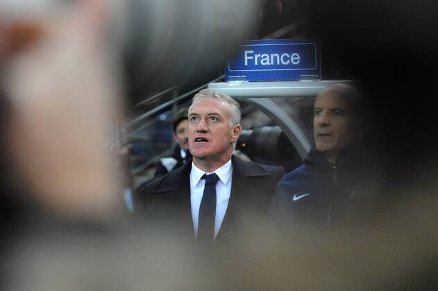 Didier Deschamps (entraineur -selectionneur France) FOOTBALL : France vs Ukraine - Barrages CDM 2014 - 19 11 2013 N.LeGouic FEP Panoramic