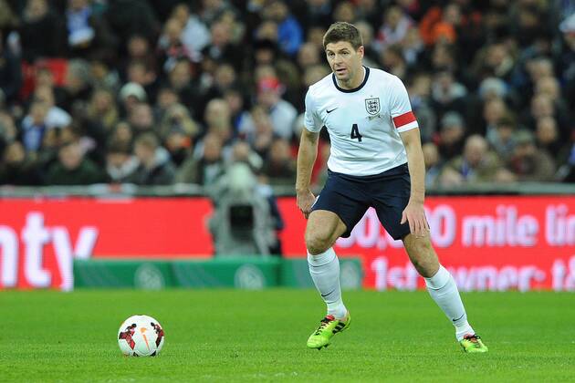 Fußball Länderspiel England - Deutschland am 19.11.2013 im Wembley-Stadion in London Steven Gerrard ( England )