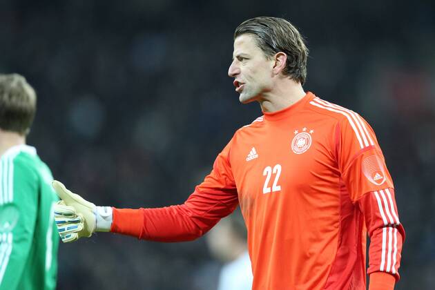 Torwart Roman WEIDENFELLER (GER) Fussball-Länderspiel England (ENG) - Deutschland (GER) 0:1, am 19.11.2013 in London England.
