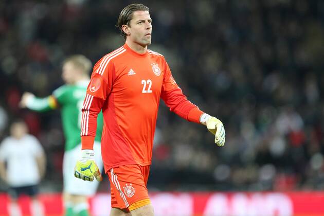 Torwart Roman WEIDENFELLER (GER) Fussball-Länderspiel England (ENG) - Deutschland (GER) 0:1, am 19.11.2013 in London England.