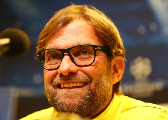 Montag 25.11.2013, Saison 2013 2014, UEFA Champions League, Pressekonferenz im Presseraum des Dortmunder Signal Iduna Parks vor dem Spiel zwischen dem BVB Borussia Dortmund und dem SSC Neapel, Trainer Jürgen Klopp (BVB)
