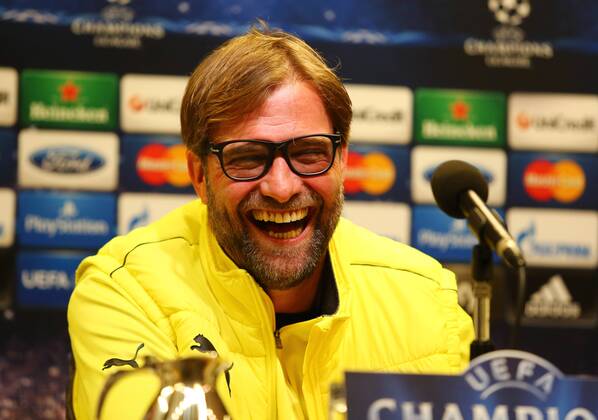 Montag 25.11.2013, Saison 2013 2014, UEFA Champions League, Pressekonferenz im Presseraum des Dortmunder Signal Iduna Parks vor dem Spiel zwischen dem BVB Borussia Dortmund und dem SSC Neapel, Trainer Jürgen Klopp (BVB)