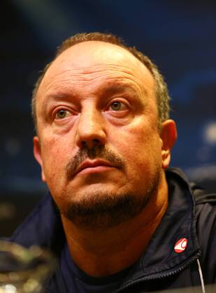 Montag 25.11.2013, Saison 2013 2014, UEFA Champions League, Pressekonferenz im Presseraum des Dortmunder Signal Iduna Parks vor dem Spiel zwischen dem BVB Borussia Dortmund und dem SSC Neapel, Rafael Benitez (Trainer, Neapel)