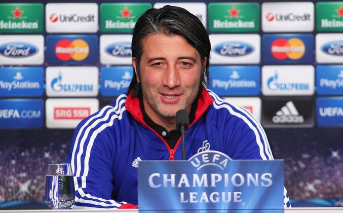 25.11.2013 Basel , St Jakob Park , SCHWEIZ, Saison 2013 2014 Herren Fussball UEFA Champions League Pressekonferenz Trainer Murat Yakin (FC Basel) , Einzelbild , Portrait 