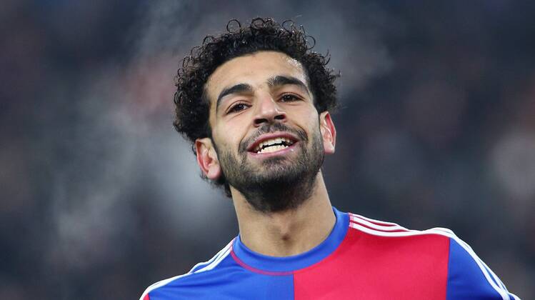 26.11.2013 St Jakob Park Basel ,SCHWEIZ, Saison 2013 2014 Fussball UEFA Champions League FC Basel - Chelsea FC Mohamed Salah (FC Basel) ; Einzelbild , Aktion 