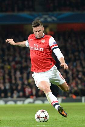 26.11.2013, The Emirates Stadium, London, ENG, UEFA CL, FC Arsenal vs Olympique Marseille, Gruppe F, im Bild Arsenal s Oliver Giroud Arsenal s Oliver Giroud during UEFA Champions League group F match between FC Arsenal and Olympique Marseille at the The Emirates Stadium in London, Great Britain on 2013 11 26. Foto: EIBNER EP_GUNN E