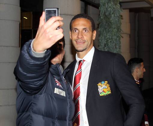 Manchester United Schlosshotel Bensberg Datum: 26.11.2013 Rio Ferdinand (Manchester United) Ereignis: -