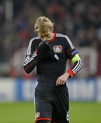 27.11.2013, Fussball Championsleague 2013 2014, Vorrunde, 5.Spieltag, Bayer 04 Leverkusen - Manchester United, in der BayArena Leverkusen. Stefan Kießling (Bayer 04 Leverkusen) frustriert.