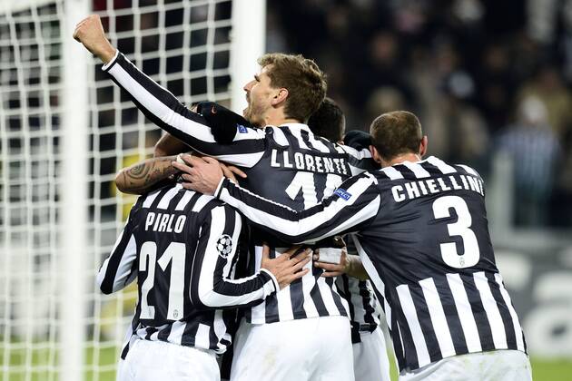 Torino 27 11 2013 - Champions League Juventus Turin - FC Copenhagen foto DanielexBuffa Image Sport - Llorente 