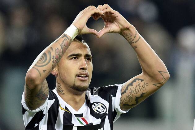 Torino 27 11 2013 - Champions League Juventus Turin - FC Copenhagen foto DanielexBuffa Image Sport - Arturo Vidal 