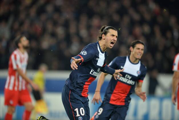 Zlatan Ibrahimovic (psg) - Paris st. Germain vs Olympiakos Piräus - Champions League - 27 11 2013 AnthonyBIBARD FEP Panoramic 