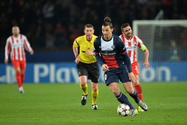 Zlatan Ibrahimovic (psg) - Paris st. Germain vs Olympiakos Piräus - Champions League - 27 11 2013 AnthonyBIBARD FEP Panoramic 