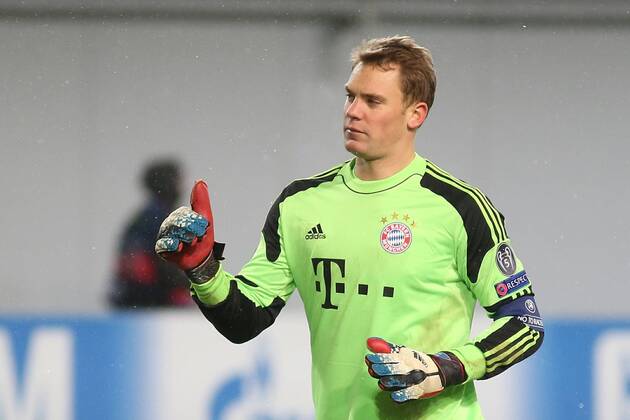 November 27, 2013. Russia, Khimki, arena New Khimki. Bayern s player Manuel Neuer in the 2013 14 UEFA Champions League s group stage match between CSKA Moscow and FC Bayern München - DmitryxGolubovich 