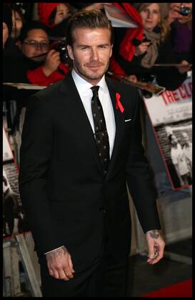 David Beckham arriving at the The Class of 92 premiere in London, Sunday, 1st December 2013. Picture by Stephen Lock i-Images StephenxLockx xi-Images  IIM-0959-0018