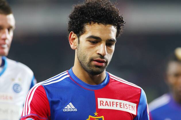 07.12.2013 St Jakob Park Basel ,SCHWEIZ, Saison 2013 2014 Herren Fussball Super League FC Basel - Grasshopper Club Zürich Mohamed Salah (FC Basel) ; Einzelbild